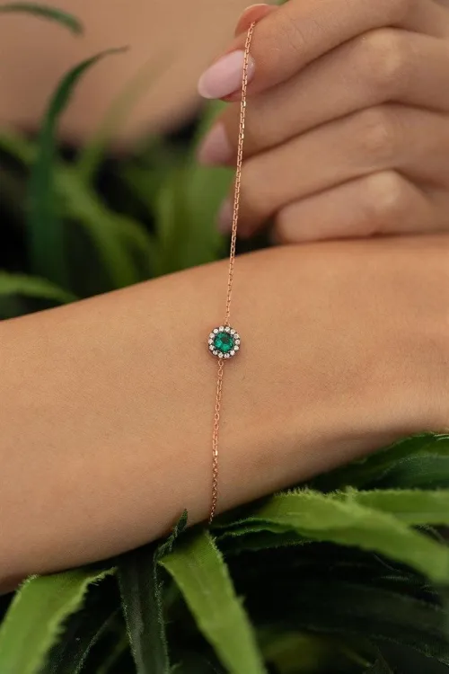 Emerald ring under different lighting conditions